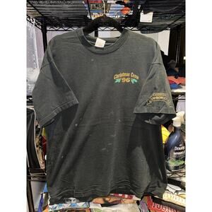 Vintage 1996 Bon Jovi Christmas Leading Man Tour Crew Shirt Size Xl